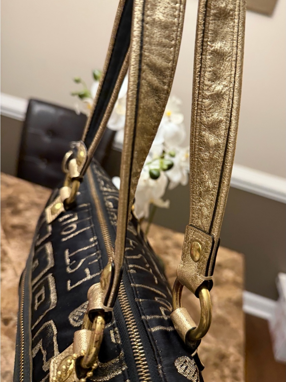 Coach Poppy Storypatch Glam Tote - Picture 9 of 15